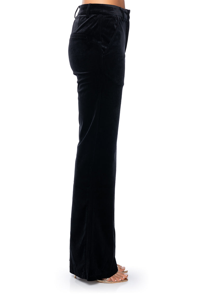 NIGHT MOVES VELVET WIDE LEG TROUSER