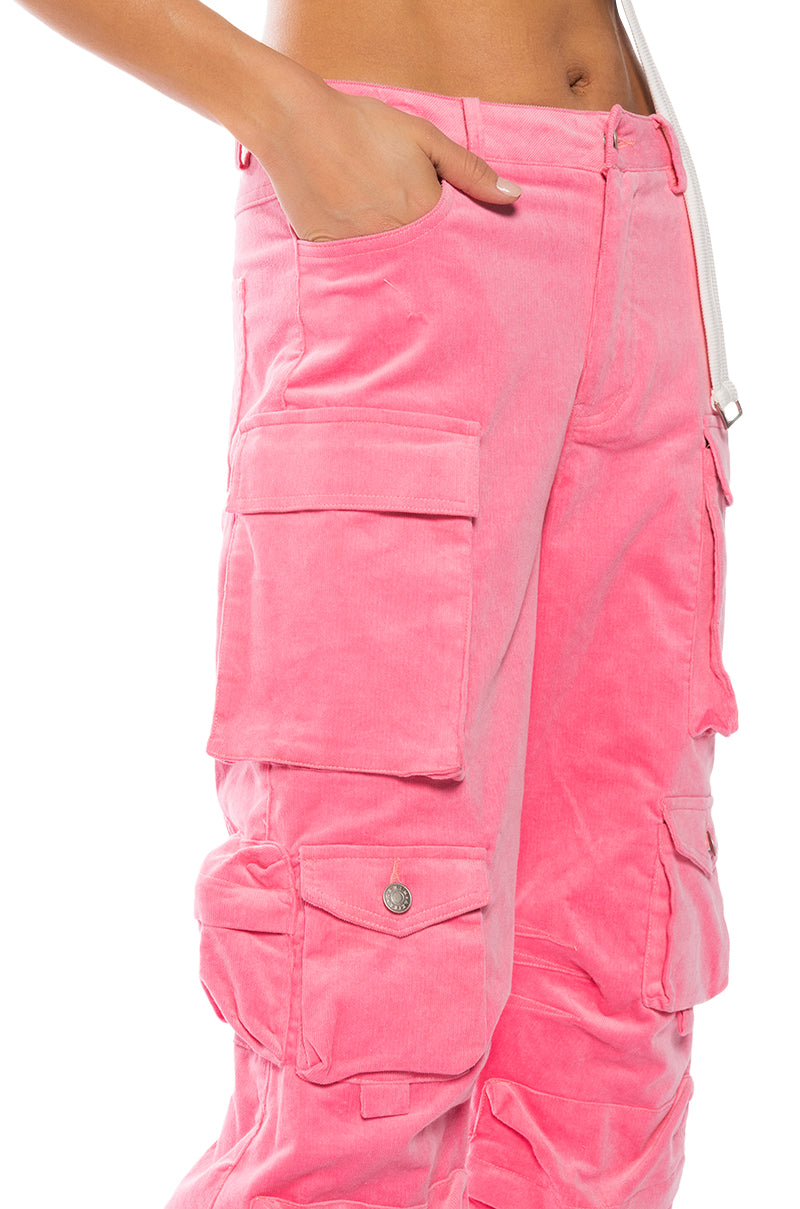 OZUNA CORDUROY CARGO PANTS