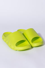 ONLY IN MY DREAMS FLAT SANDAL IN GREEN