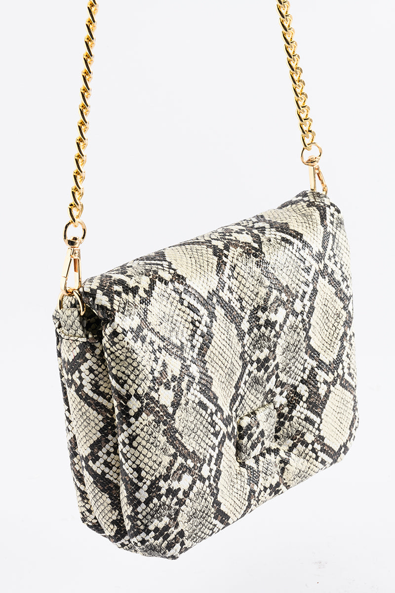 PICK YOUR POISON FAUX LEATHER CROSSBODY BAG