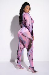 PLUS BIA MESH LEGGING