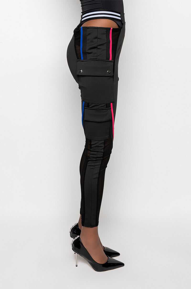 PUT IN WORK MESH PANEL CUTOUT LEGGING