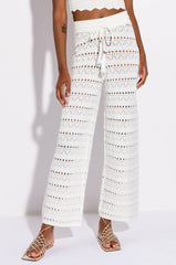 RESORT READY CROCHET WIDE LEG PANT