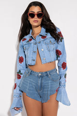 ROMANTIC WALKS DENIM JACKET