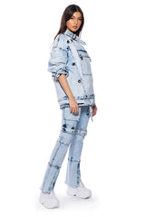 SAMMI CARGO DENIM PULLOVER