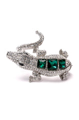 SEE U LATER ALLIGATOR EMBELLISHED CUFF