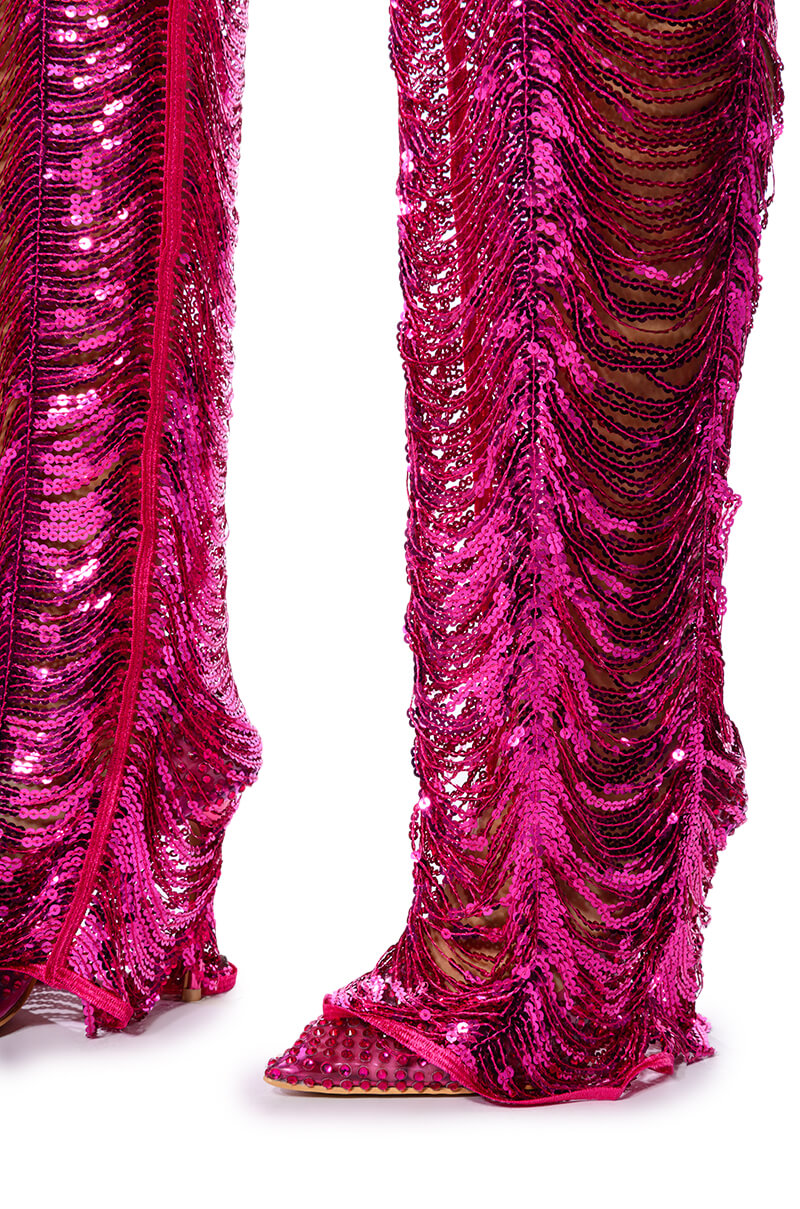 SENORITA EMBELLISHED STRAIGHT LEG PANT
