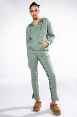 SKY'S THE LIMIT OVERSIZED HALF ZIP SWEATSHIRT