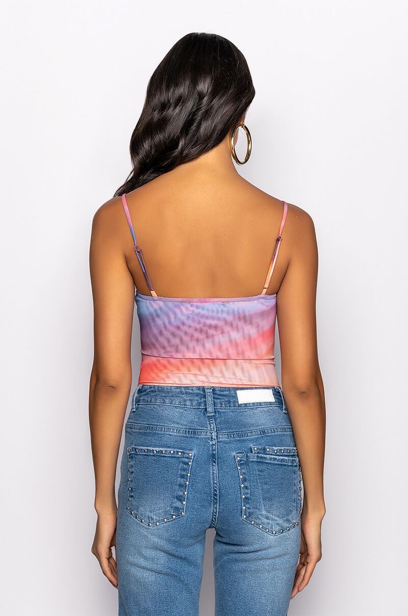 SOL SQUARE NECK MESH BODYSUIT