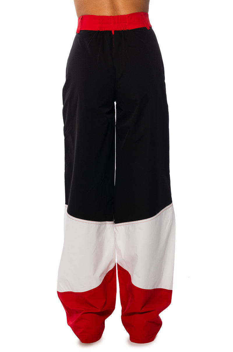 RACING WIDE LEG CARGO PANT