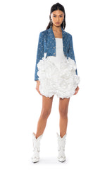 STELLA RHINESTONE DENIM JACKET