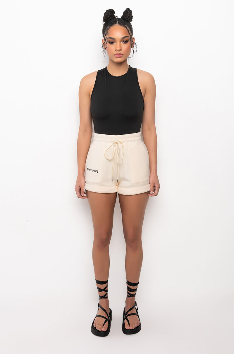 STRAPPED AND LOADED STRAPPY BACK SLEEVELESS BODYSUIT