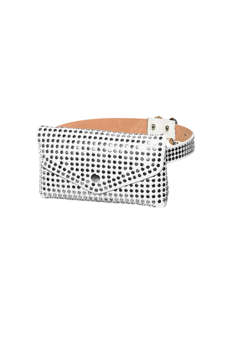 STUDDED FANNY PACK BELT