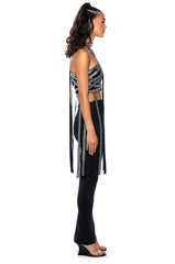 THE EDGE RHINESTONE EMBELLISHED TOP