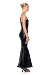 THE MAIN CHARACTER PU MAXI DRESS