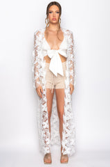 THEM BUTTERFLIES EYELET DUSTER