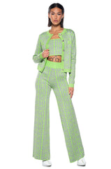 THERE SHE IS KNIT WIDE LEG HIGH WAIST PANT