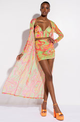 TRIPPY RUCHED MESH BUSTIER