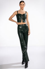 TRUE LOVE ZIP UP STRUCTURED TANK TOP