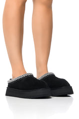 UGG TAZZ FLAT SLIPPER IN BLACK