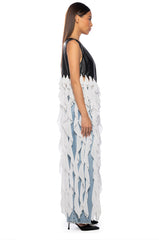 UH OH HONEY WATERFALL RUFFLE VEST