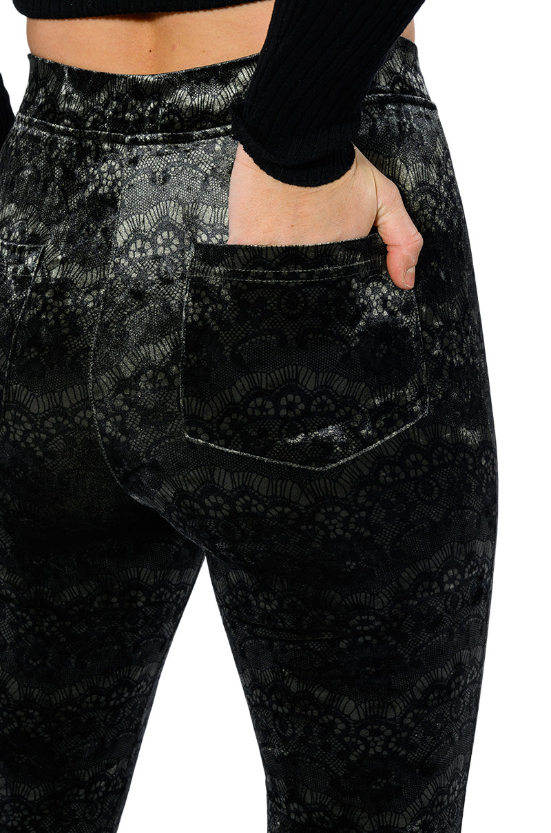 VELVETY SOFT HIGH RISE FLARE PANT