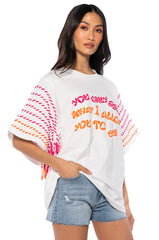 OVERSIZED GRAPHIC PRINT TSHIRT