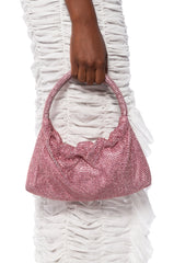 WHAT'S LOVE GOT TO DO WITH IT RHINESTONE PURSE