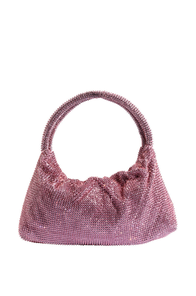 WHAT'S LOVE GOT TO DO WITH IT RHINESTONE PURSE