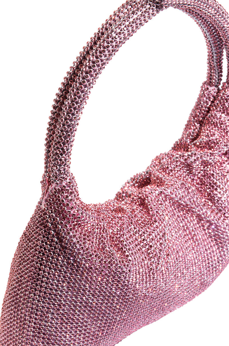 WHAT'S LOVE GOT TO DO WITH IT RHINESTONE PURSE