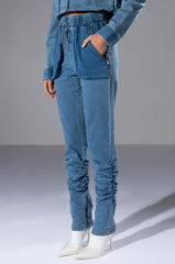 YOU OUGHTA KNOW DENIM JOGGER